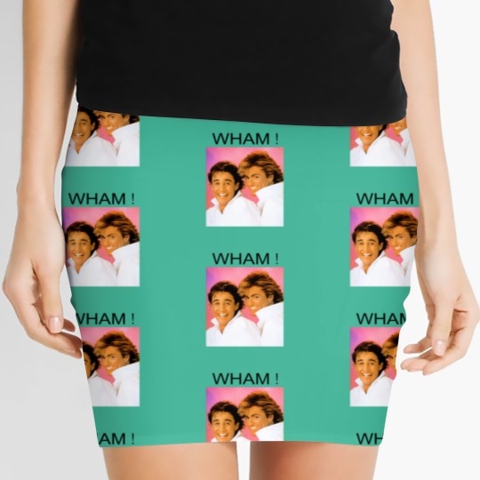 Discover George Michael Wham Women's Mini Skirts, George Michael Last Christmas Women's Mini Skirts