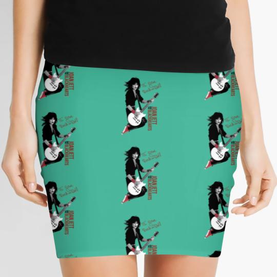 Discover New Joan Jett Rock N Roll Funny Women's Mini Skirts Women's Mini Skirts