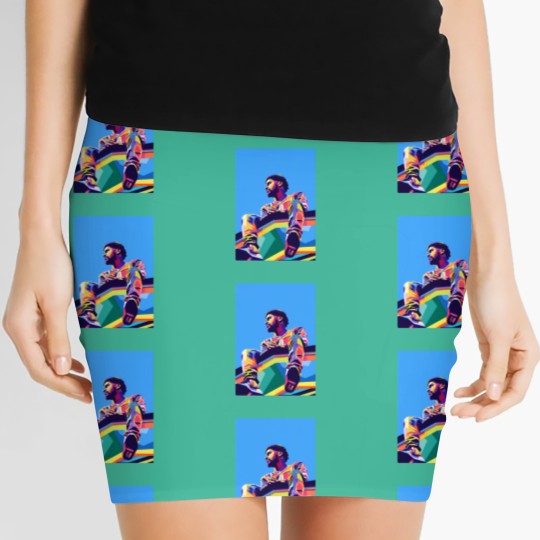 Discover J Cole Wpap Pop Art - J Cole - Women's Mini Skirts