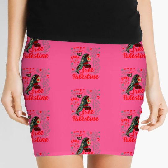 Discover Free Palestine Unisex Women's Mini Skirts
