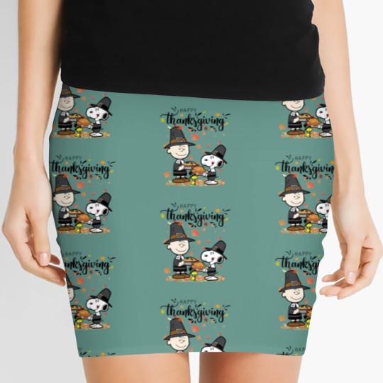 Discover Snoopy Thanksgiving Women's Mini Skirts