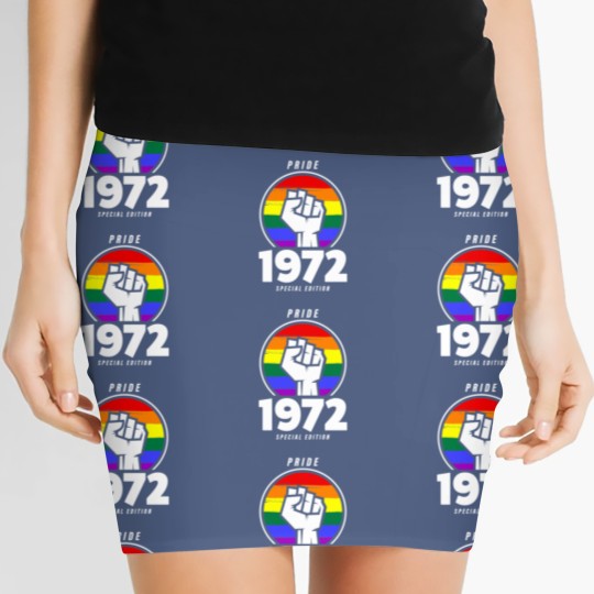 Discover 1972 Birthday Gay Pride LGBT Women's Mini Skirts