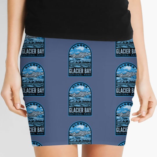 Discover Glacier Bay National Park Women's Mini Skirts