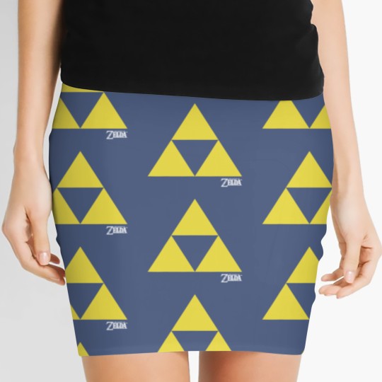 Discover Nintendo Legend Of Zelda Classic Iconic Triforce Women's Mini Skirts