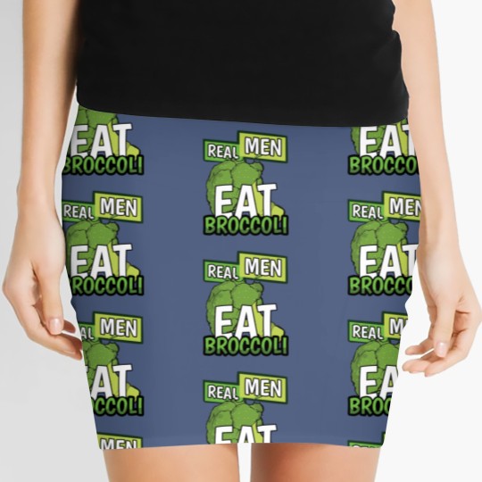 Discover Real Men Eat Broccoli - Men - Women's Mini Skirts
