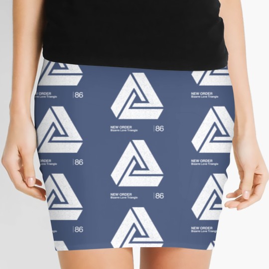 Discover Bizarre Love Triangle / Minimalist Graphic Artwork Design - New Order - Women's Mini Skirts