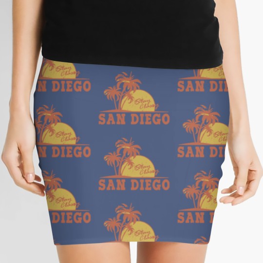 Discover san diego logo Women's Mini Skirts
