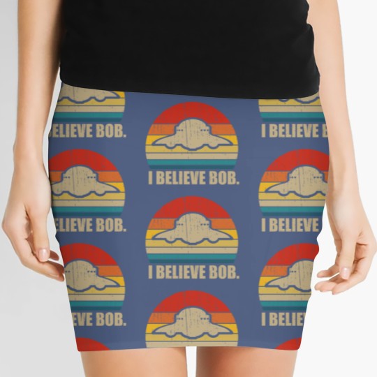 Discover I Believe Bob - Bob Lazar Ufo Area 51 Conspiracy Theory - Women's Mini Skirts