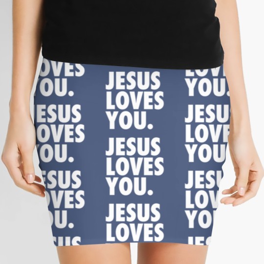 Discover JESUS LOVES YOU Women's Mini Skirts