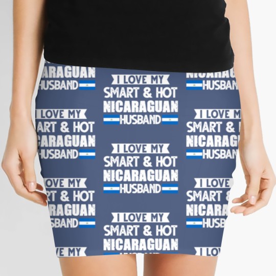 Discover Womens I Love My Nicaraguan Husband Nicaraguan Women's Mini Skirts