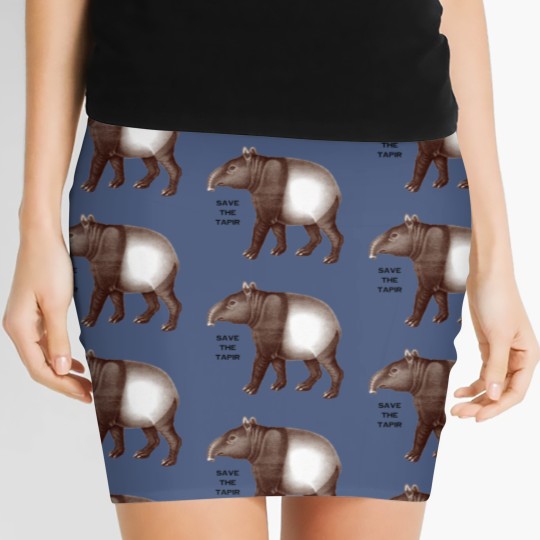 Discover Malayan Tapir - Save the Tapir, I Love Tapirs Women's Mini Skirts
