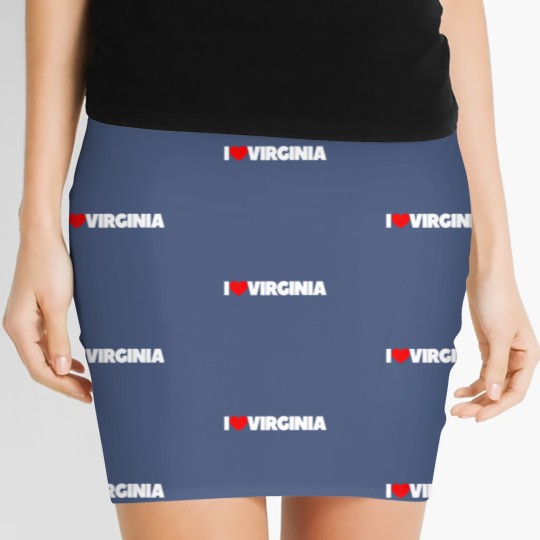Discover I Love Virginia Women's Mini Skirts Women's Mini Skirts