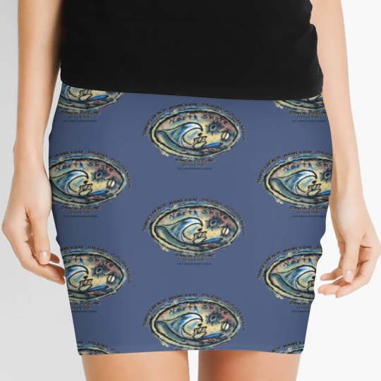 Discover Vintage Sunset Beach Banzai Pipeline, Hawaii Women's Mini Skirts
