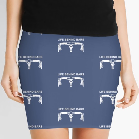 Discover LIFE BEHIND BARS Women's Mini Skirts Funny Cycling Biking Women's Mini Skirts