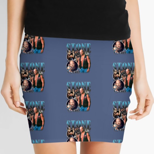 Discover Vintage Bootleg Style Stone Cold Women's Mini Skirts, Steve Austin Wrestling Women's Mini Skirts