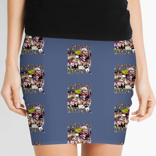 Discover Johnny Manziel Vintage Style Bootleg Women's Mini Skirts, Johnny Manziel Women's Mini Skirts