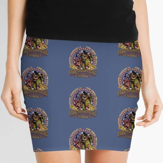 Discover Five Nights at Freddy Women's Mini Skirts, Freddy Fazbear Bonnie Chica Foxy Women's Mini Skirts, Fnaf Women's Mini Skirts