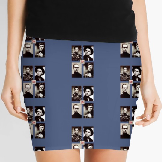 Discover Depeche Mode USA Tour 1988 Women's Mini Skirts, Depeche Mode Vintage Women's Mini Skirts, Depeche Mode Merch