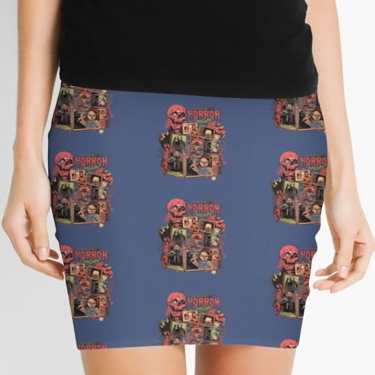 Discover Retro Horror Night  Women's Mini Skirts, Halloween Women's Mini Skirts, Vintage 90s Halloween Movies