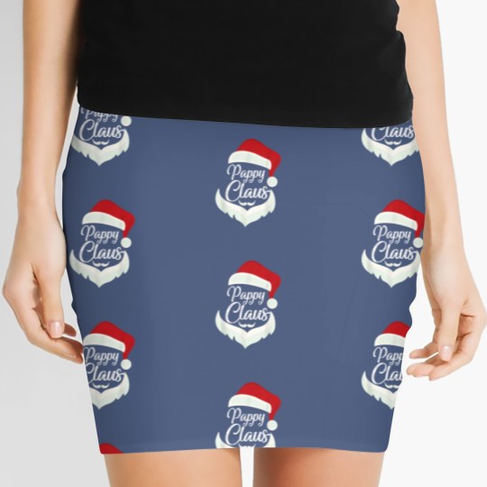 Discover Pappy Claus Christmas Pajamas Santa Costume Women's Mini Skirts
