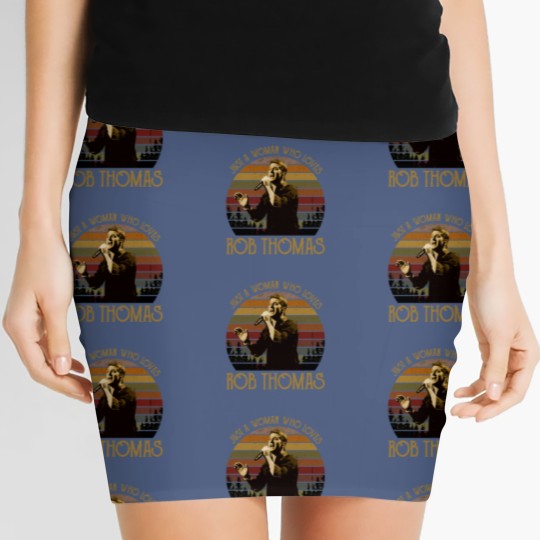 Discover Just a woman who loves Rob Thomas vintage Women's Mini Skirts
