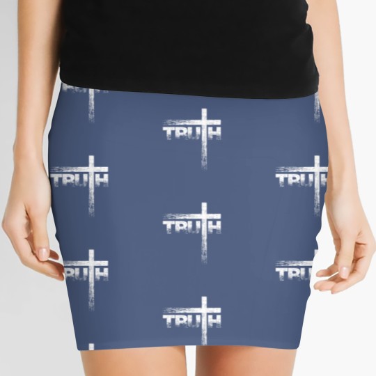 Discover Christian Truth Cross Women's Mini Skirt
