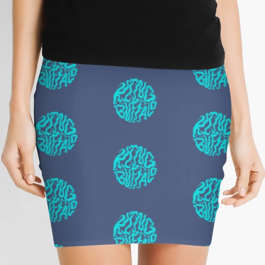 Discover King Buffalo, black and blue Women's Mini Skirts