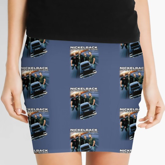 Discover Nickelback Music Women's Mini Skirts, Vintage Get Rollin' Tour 2023 Tickets Album Women's Mini Skirts