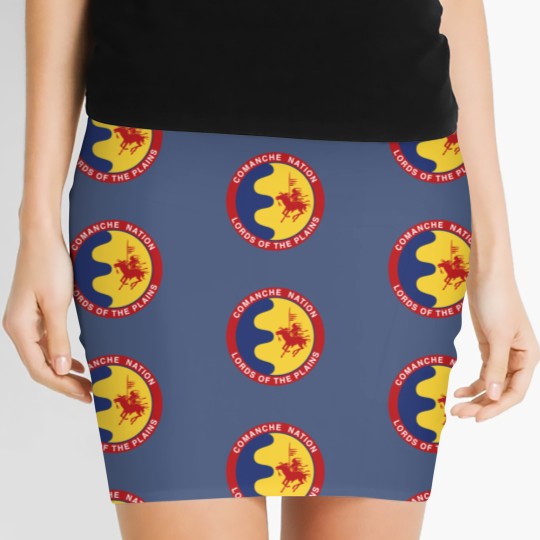 Discover Comanche Nation Seal Lords Of The Plains Women's Mini Skirts