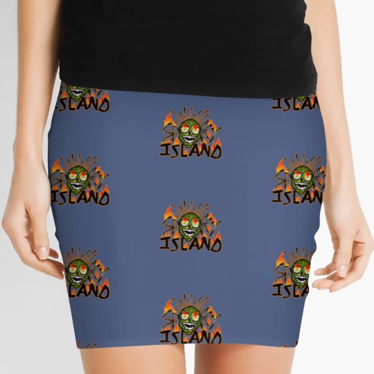 Discover Spooky Island Scooby Doo Collage Unisex Women's Mini Skirts, Spooky Island