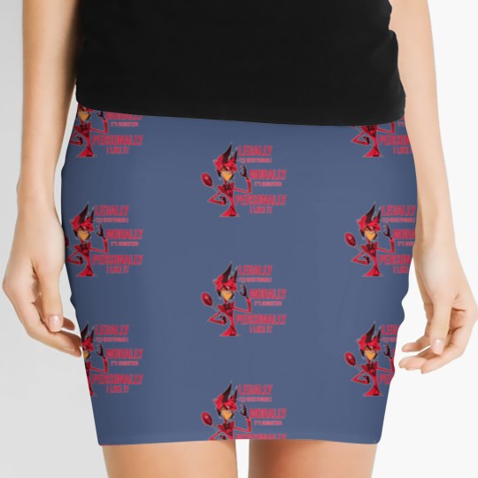 Discover Alastor Hazbin Hotel Meme Women's Mini Skirts
