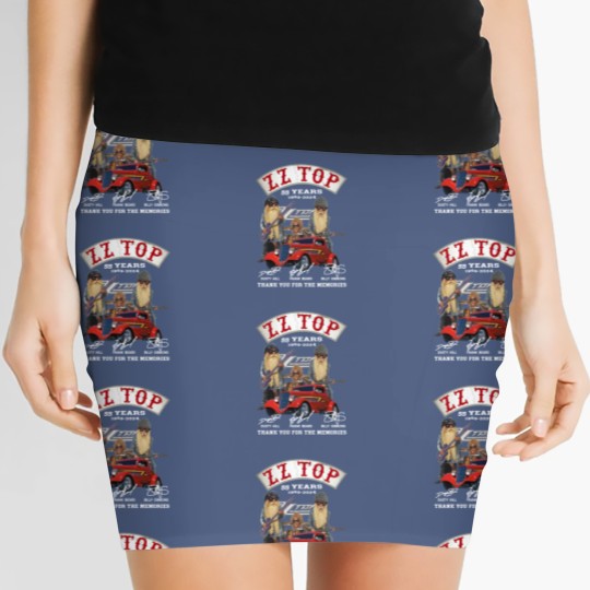 Discover ZZ Top 55 Years Thank You Women's Mini Skirts