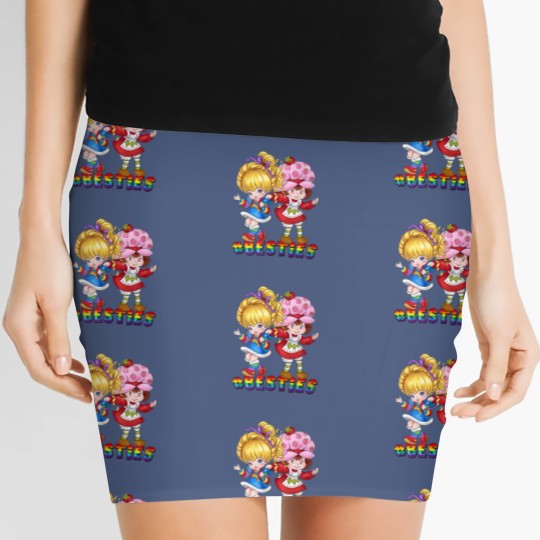 Discover Besties Rainbow Brite Proud LGBT 90s Nostalgia Women's Mini Skirts