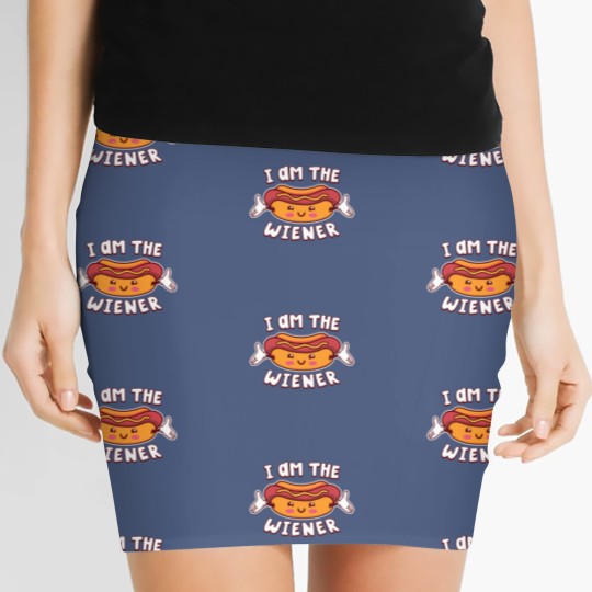 Discover I Am The Wiener Funny Kawaii Hotdog Lover Women's Mini Skirts
