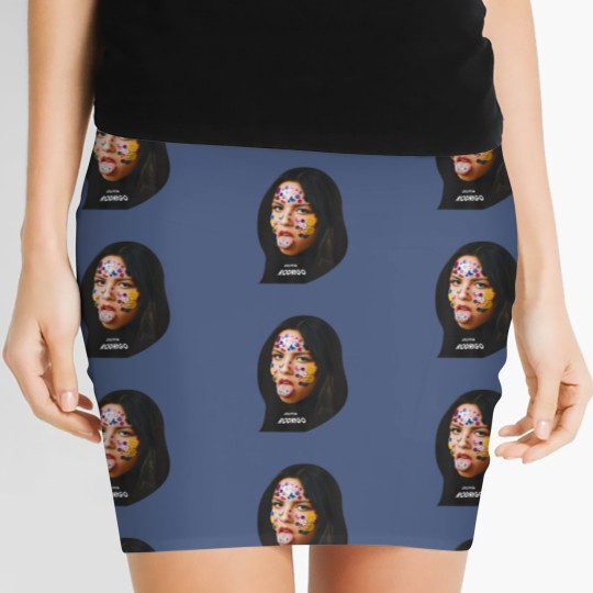 Discover Olivia Rodrigo Stick Face Vintage Women's Mini Skirts