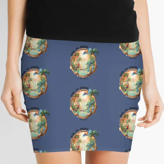 Discover Jimmy Buffett Sail On Women's Mini Skirts