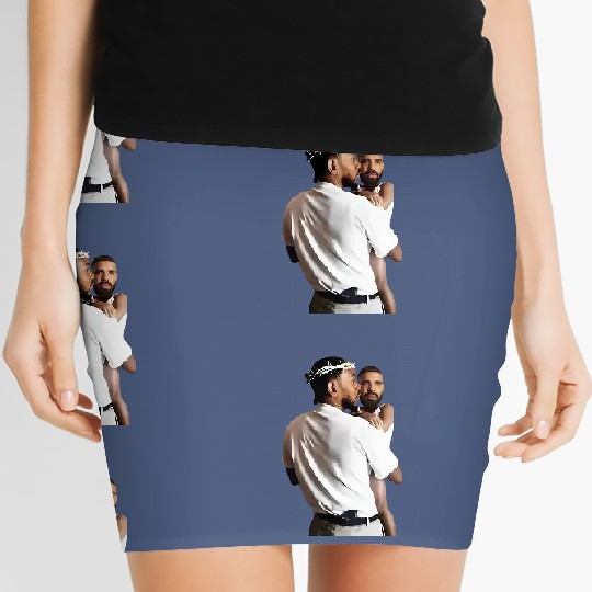 Discover Kendrick Lamar Holding Baby Drake Women's Mini Skirts, Kendrick Lamar vs Drake Rap