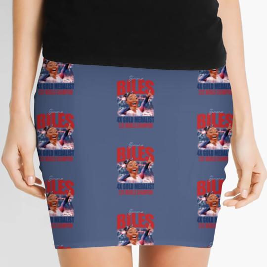 Discover Simone Biles Summer Olympic Games Bootleg Women's Mini Skirts, 2024 Olympics
