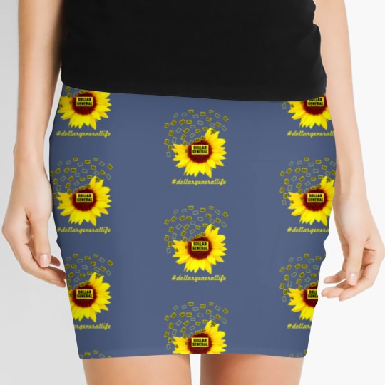 Discover Dollar General Life Sunflower Funny Classic Women's Mini Skirts