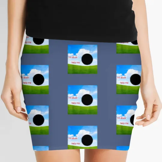 Discover Weirdcore Aesthetic Dreamcore Oddcore Black Hole Strangecore Women's Mini Skirts