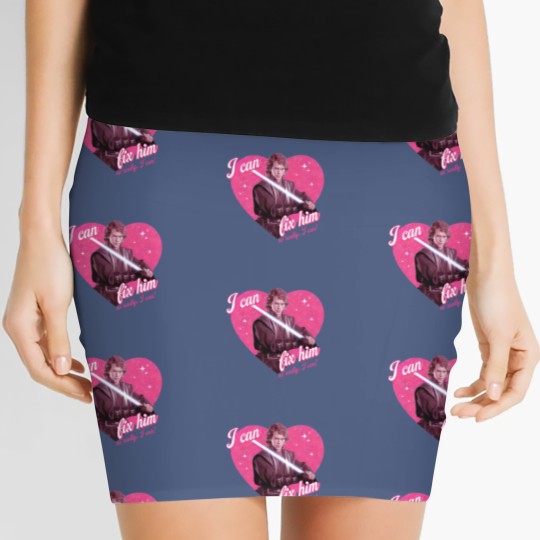 Discover I Can Fix Him (No Really I Can) Anakin Women's Mini Skirts, Skywalker Women's Mini Skirts