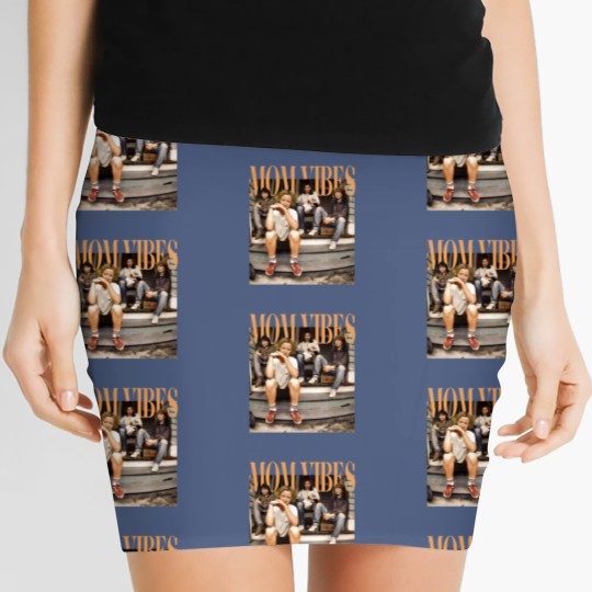 Discover Mom Vibes Thug Life Women's Mini Skirts, 90s Mom Vibes Women's Mini Skirts, Mother's Day Gift