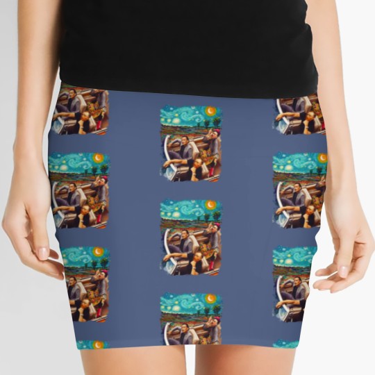 Discover Vincent-Van-Gogh-Frida-Salvador-Dali-Banksy-car Women's Mini Skirts