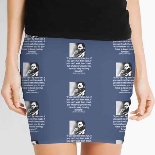 Discover Women's Mini Skirt with Martin Luther King Inspirational Quotes