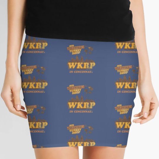 Discover Vintage WKRP in Cincinnati Women's Mini Skirts, 1978 Thanksgiving Turkey Drop Thanksgiving Women's Mini Skirts