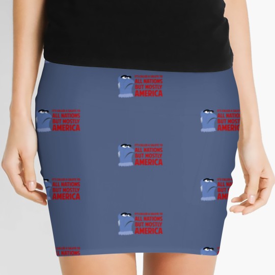 Discover It'S Called A Salute To All Nations But Mostly America 961 Women's Mini Skirts