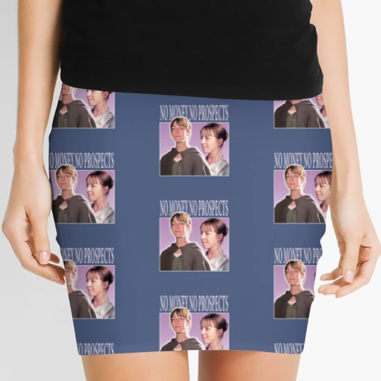 Discover No Money No Prospects Women's Mini Skirt - Pride and Prejudice