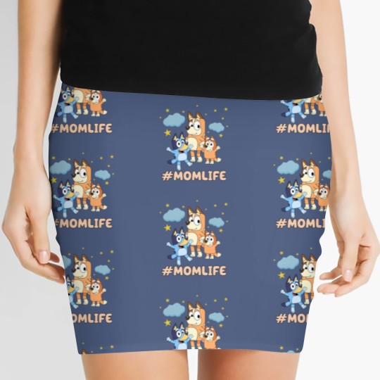Discover Mom Life Women's Mini Skirts featuring BlueyDad & Family