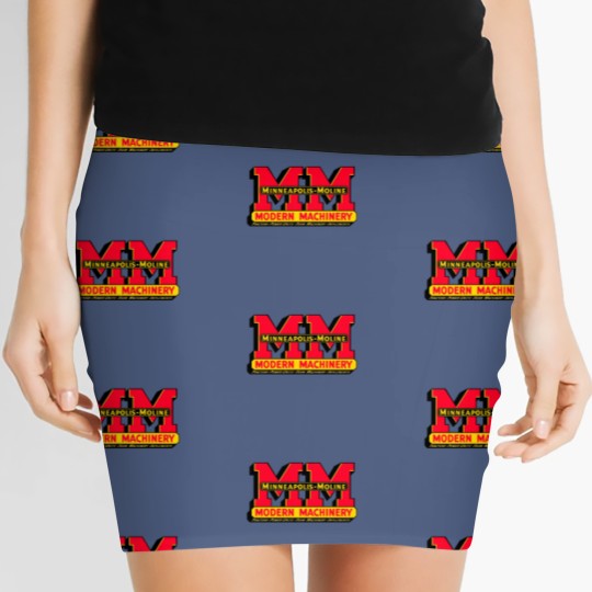 Discover Minneapolis Moline Farm Engine birthday christmas Women's Mini Skirts