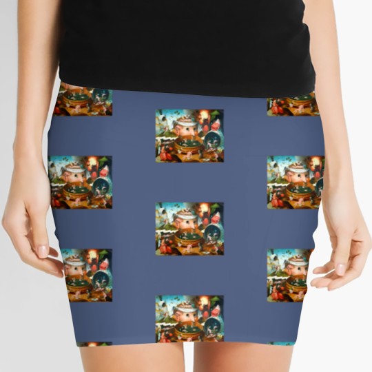 Discover The Vision of Tondal Hieronymus Bosch Women's Mini Skirts